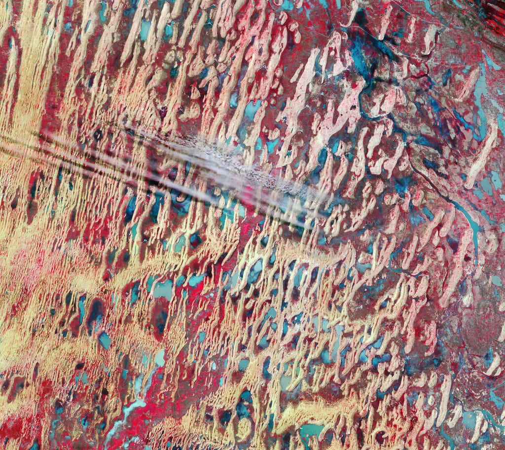 Sentinel-2 monsoon cloud cover India