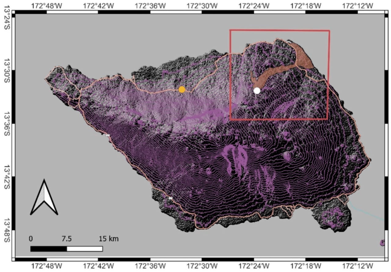 SRTM DEM hillshade river basin