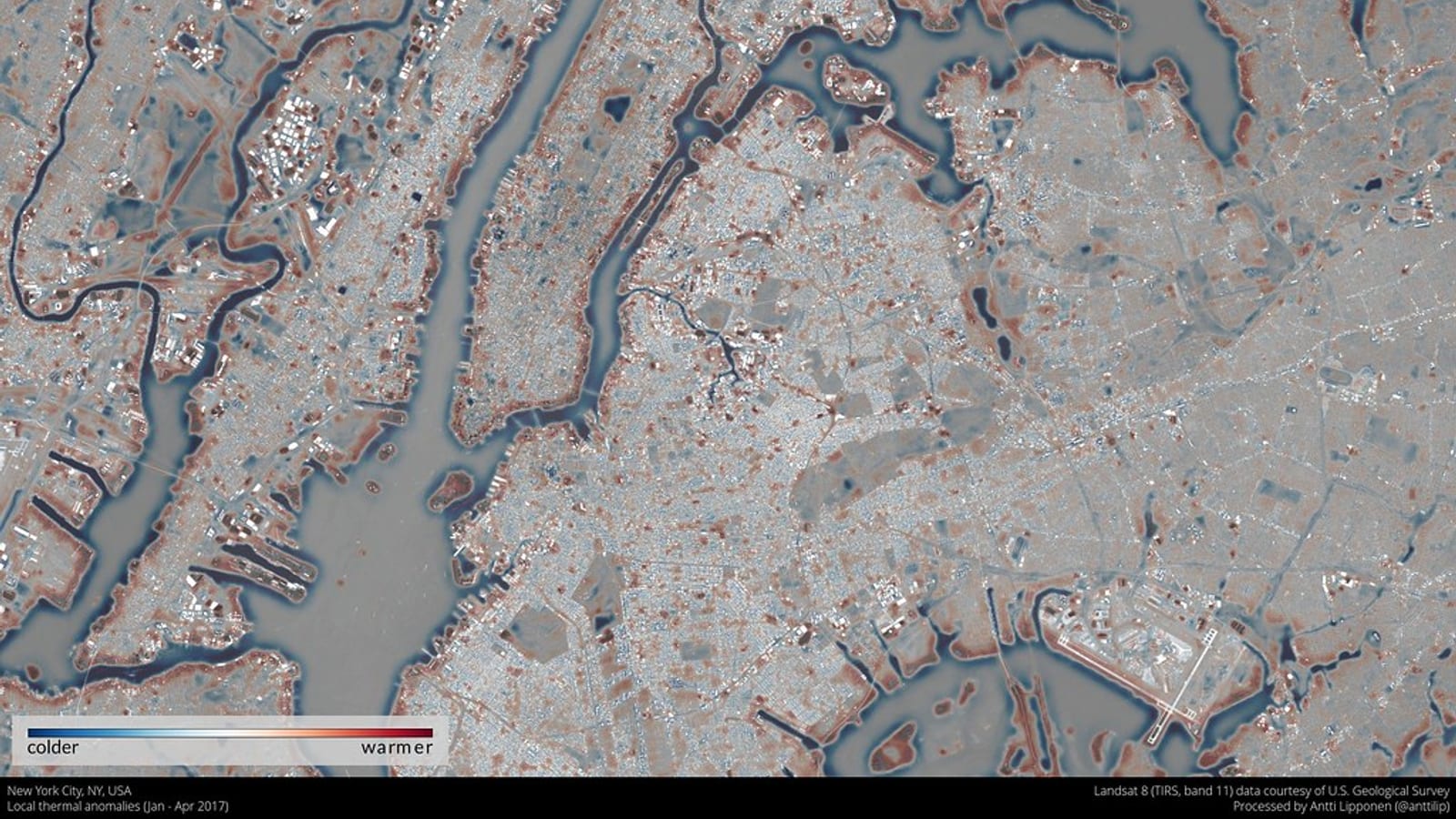 Mapping Urban Heat Islands with Landsat LST in Google Earth Engine